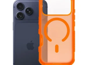 Case for iPhone 18 Pro / 17 Pro Forcell F-Protect BumperX Premium compatible with MagSafe orange