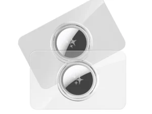 DUX DUCIS card-shaped protective case for AirTag 2 pcs transparent + black