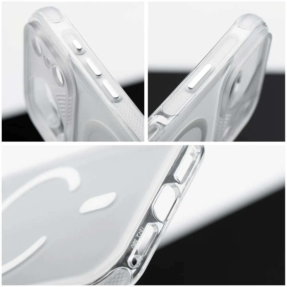 Case for iPhone 15 PRO Aurora compatible with MagSafe white - 6. kép
