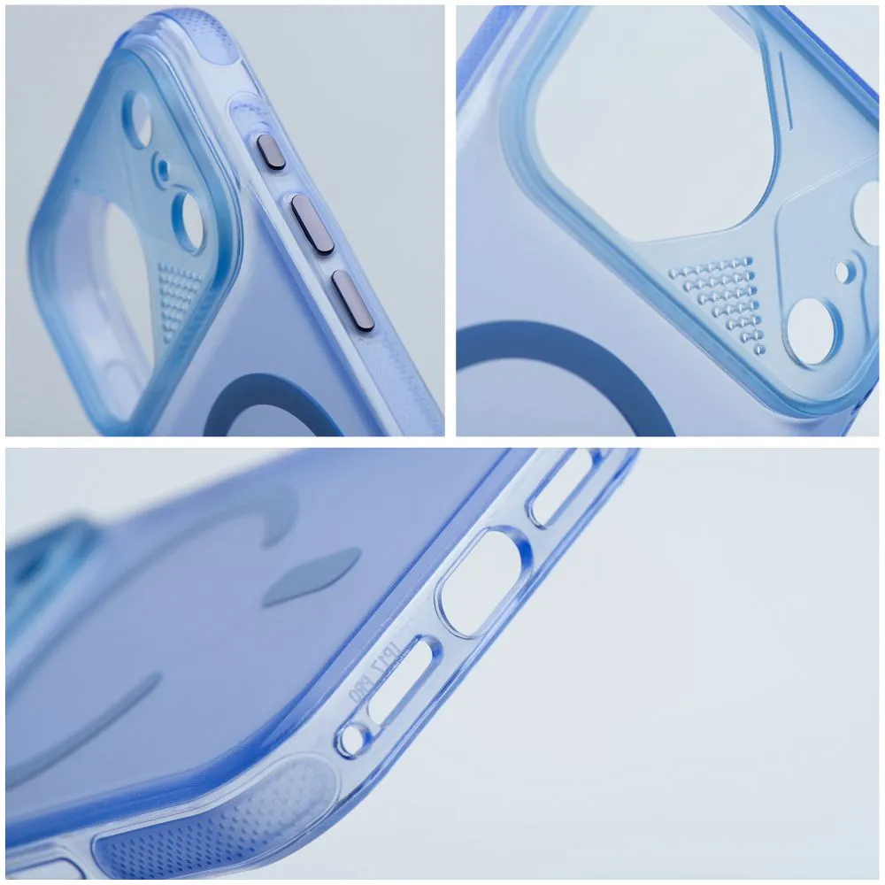 Case for iPhone 14 PRO Aurora compatible with MagSafe blue - 6. kép