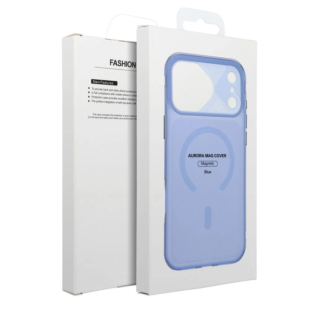 Case for iPhone 14 PRO Aurora compatible with MagSafe blue - 7. kép