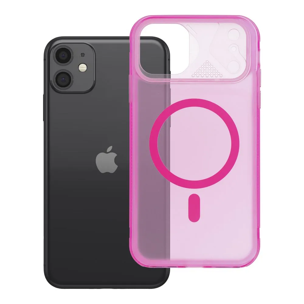 Case for iPhone 11 Aurora compatible with MagSafe pink