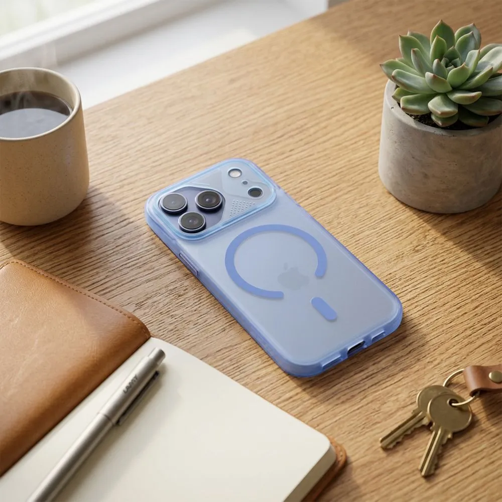 Case for iPhone 15 Aurora compatible with MagSafe blue - 4. kép