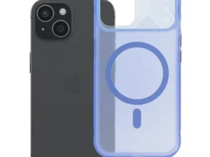 Case for iPhone 15 Aurora compatible with MagSafe blue