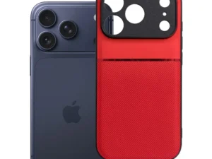 Case for iPhone 17 Pro / 18 Pro (low camera edge) Noble red