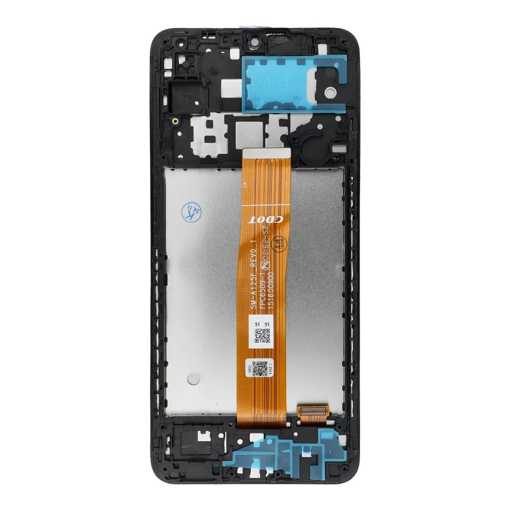 NCC LCD Display for SAMSUNG A12 A125F/U/W/M OEM with frame - 2. kép