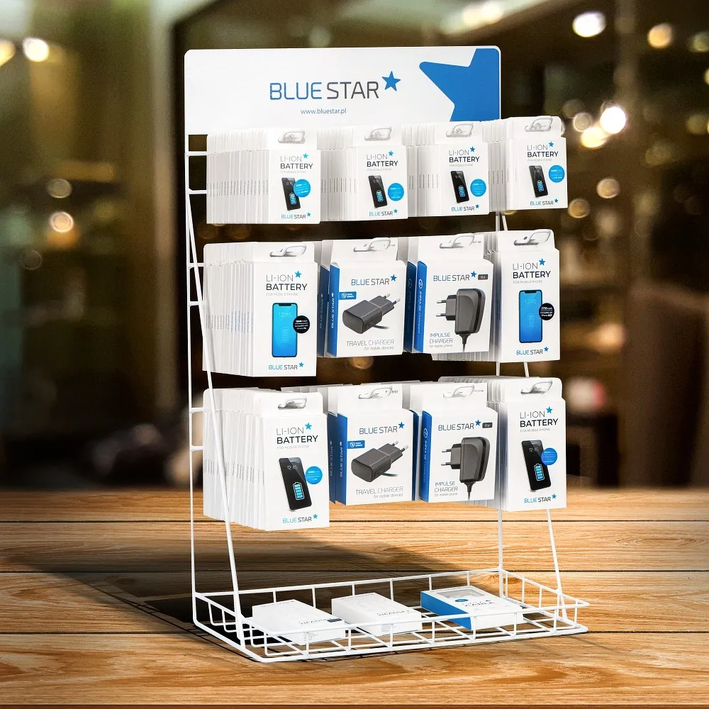 Blue Star stand for mobile phone accesories - 2. kép