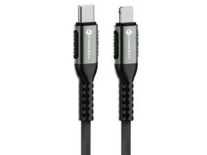 USB C - Lightning kábel Forcell F-Energy PD 3A 27W Cafule 3 m C259 fekete