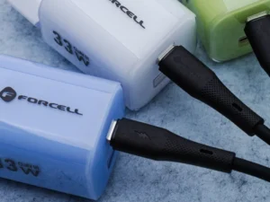 Cable USB A to Lightning Forcell F-Energy 2,4A 12W Silicone 1 m C343 black