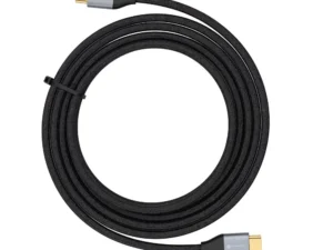 DisplayPort - DisplayPort 2.1 kábel Forcell 16K 60Hz/8K 120Hz/4K 240Hz - nagy sebességű, HDR, Ethernet, G-SYNC/FreeSync, 80Gbps, 2 m fekete