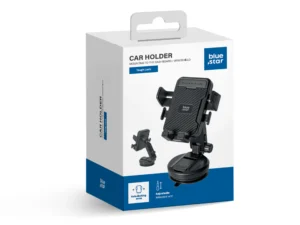 BLUE STAR Tough Lock car holder for windshield black