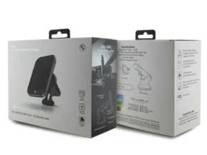 Car phone holder induction BMW compatible with MagSafe 15W for windshield / air vent Signature Edition BMMWCCDTPK black
