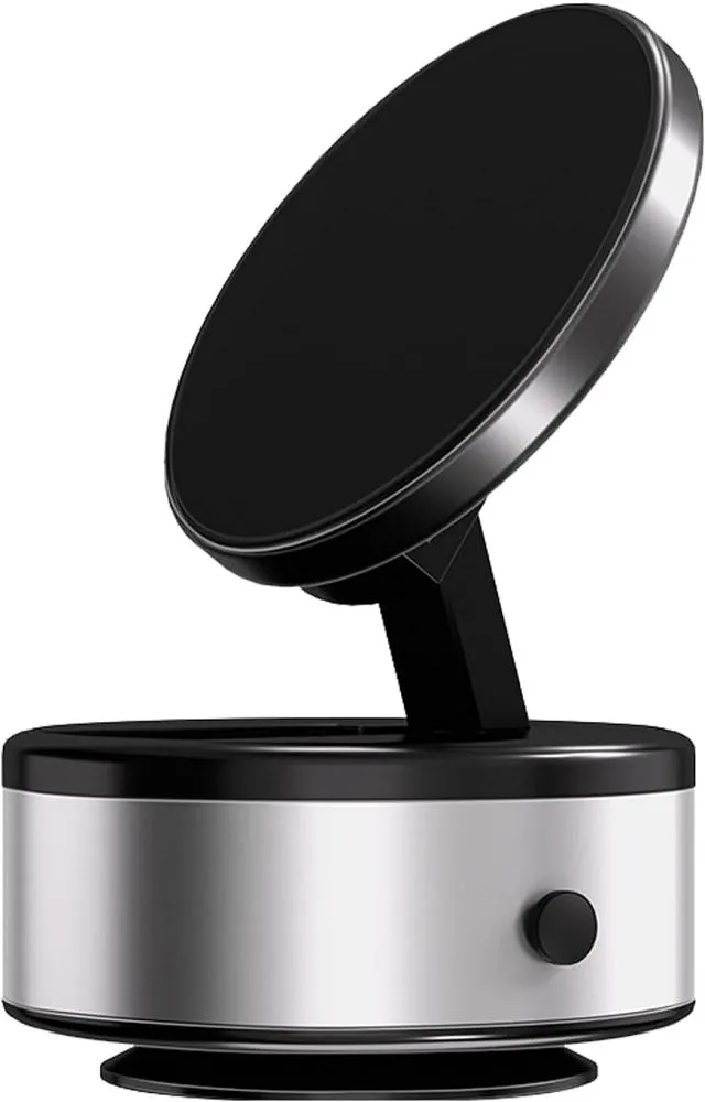 Electric vacuum suction car holder compatible with MagSafe silver - Image 2