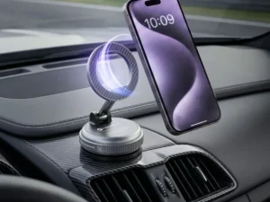 FORCELL Magic Mag Magnetic Suction Cup Phone Holder Compatible with MagSafe black