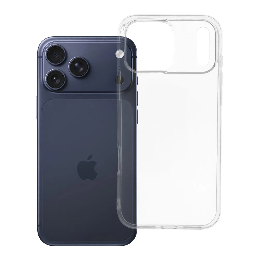 Case for iPhone 17 Pro Max / 18 Pro Max (low camera edge) Clear Case 2 mm Box transparent - 5. kép
