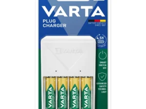 VARTA PLUG CHARGER 57657 + 4 x rechargeable battery R6 (AA) 2100mAh