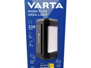 VARTA flashlight LED Work flex area 17648 + 3 x bateries R6 (AA)