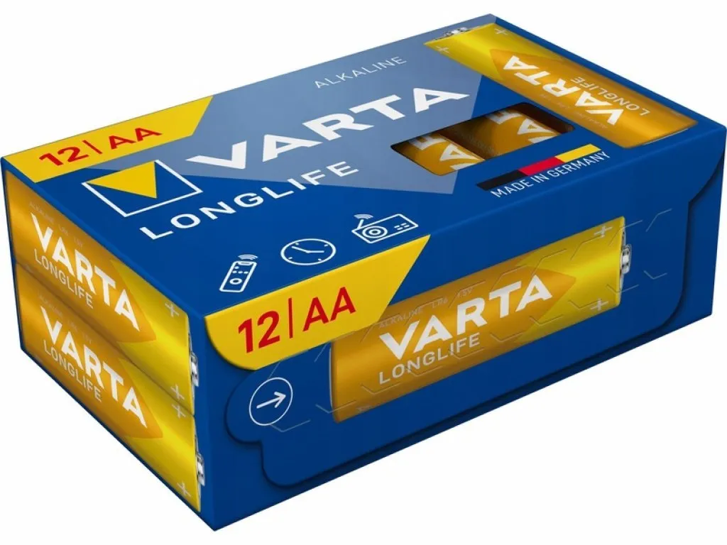 VARTA alkaline battery R6 (AA) Loglife 12 pcs