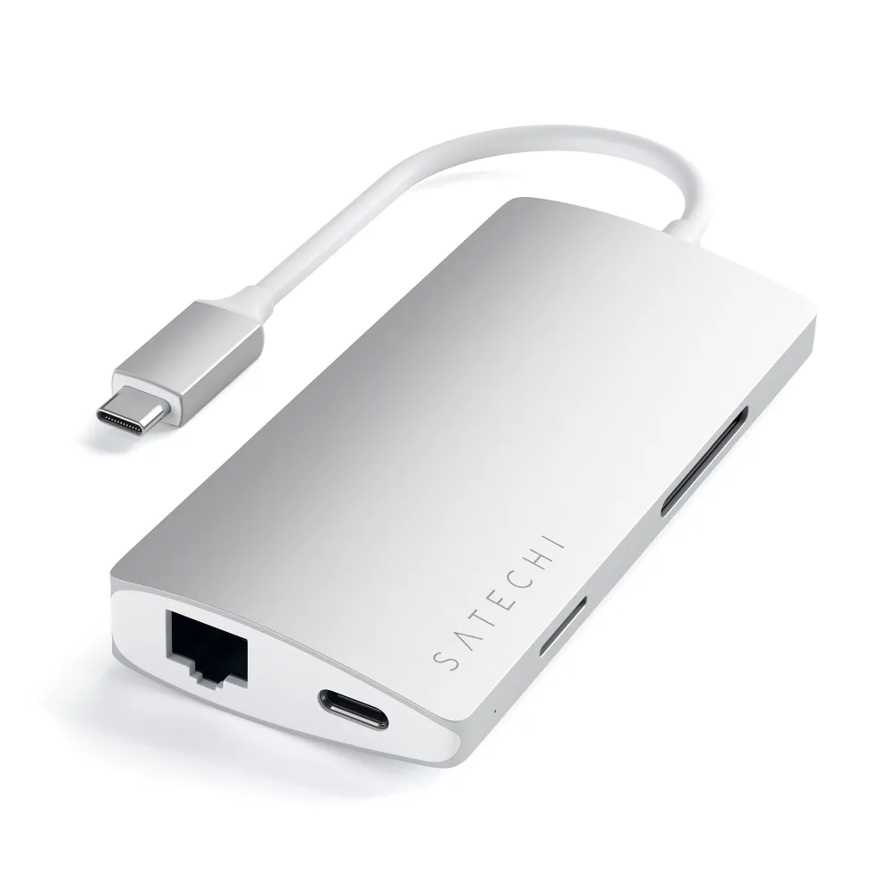 SATECHI adapter HUB 7in1 Type C ST-TCMA2S silver - Image 2