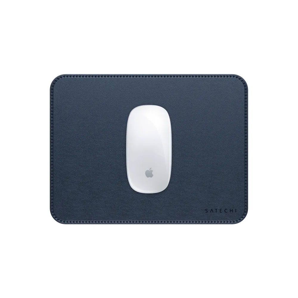 SATECHI vegan leather mouse pad ST-LMPB blue - Image 2