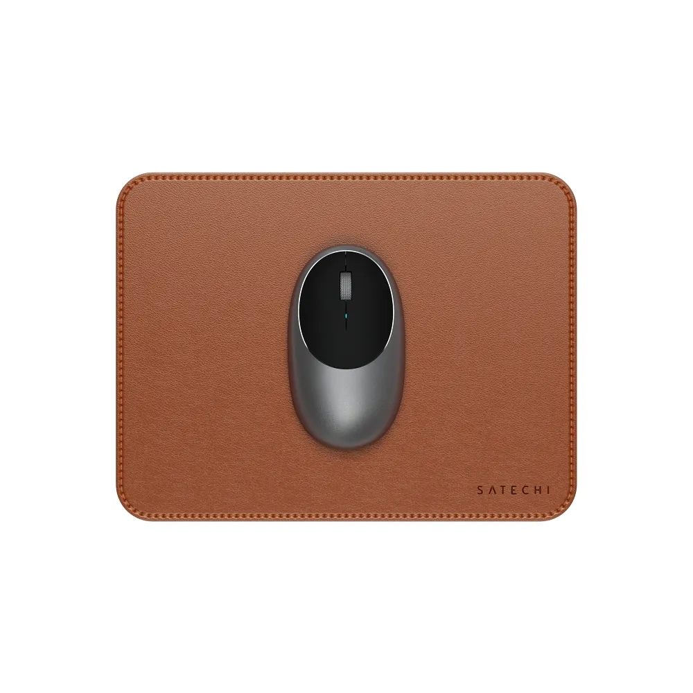 SATECHI vegan leather mouse pad ST-LMPN brown