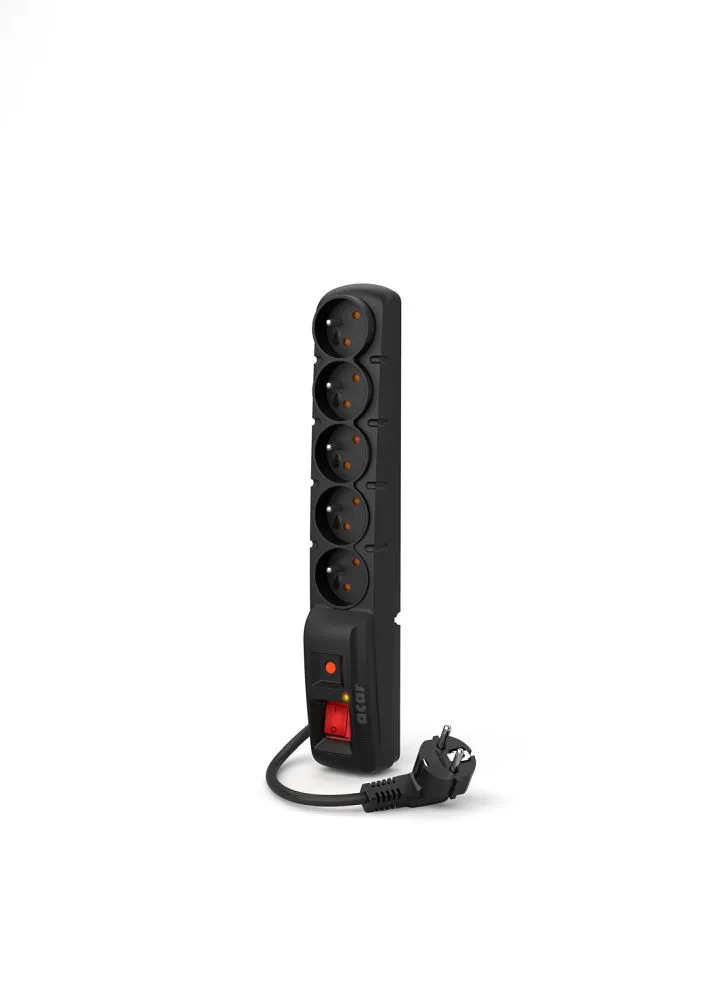 Extension cord 5 sockets ACAR F5 1,5 m black - Image 5