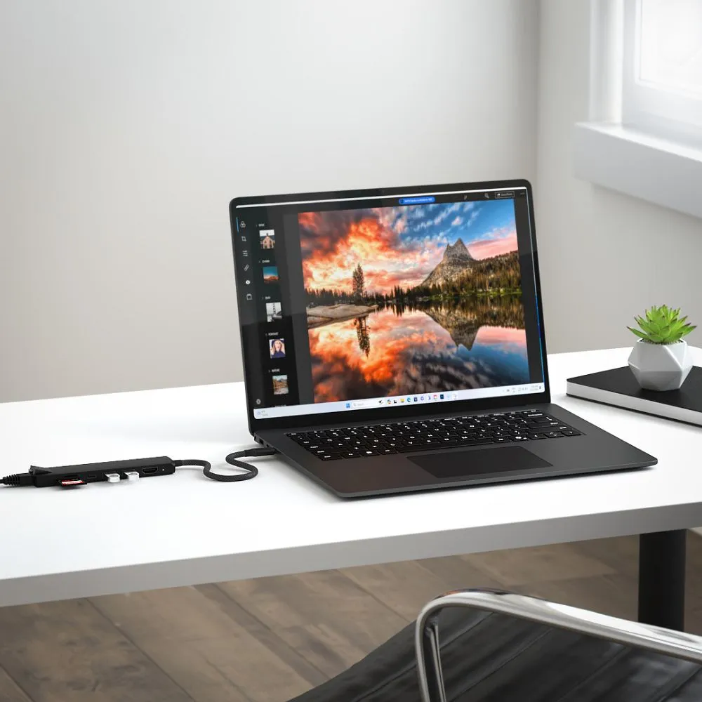 Adapter HUB 7in1 USB C Satechi ST-P7SK black - 6. kép