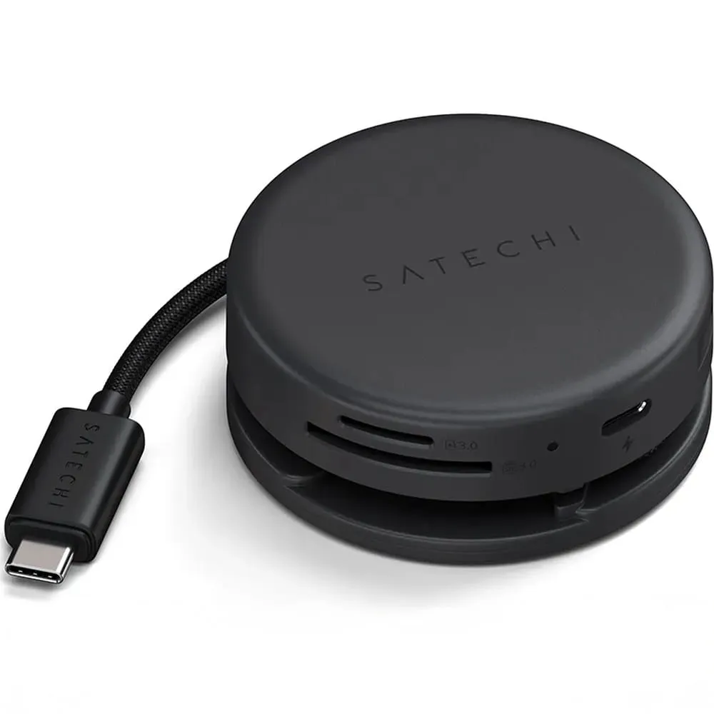 Adapter HUB 7in1 USB C Satechi Multiport ST-POTG7C midnight black - Image 4