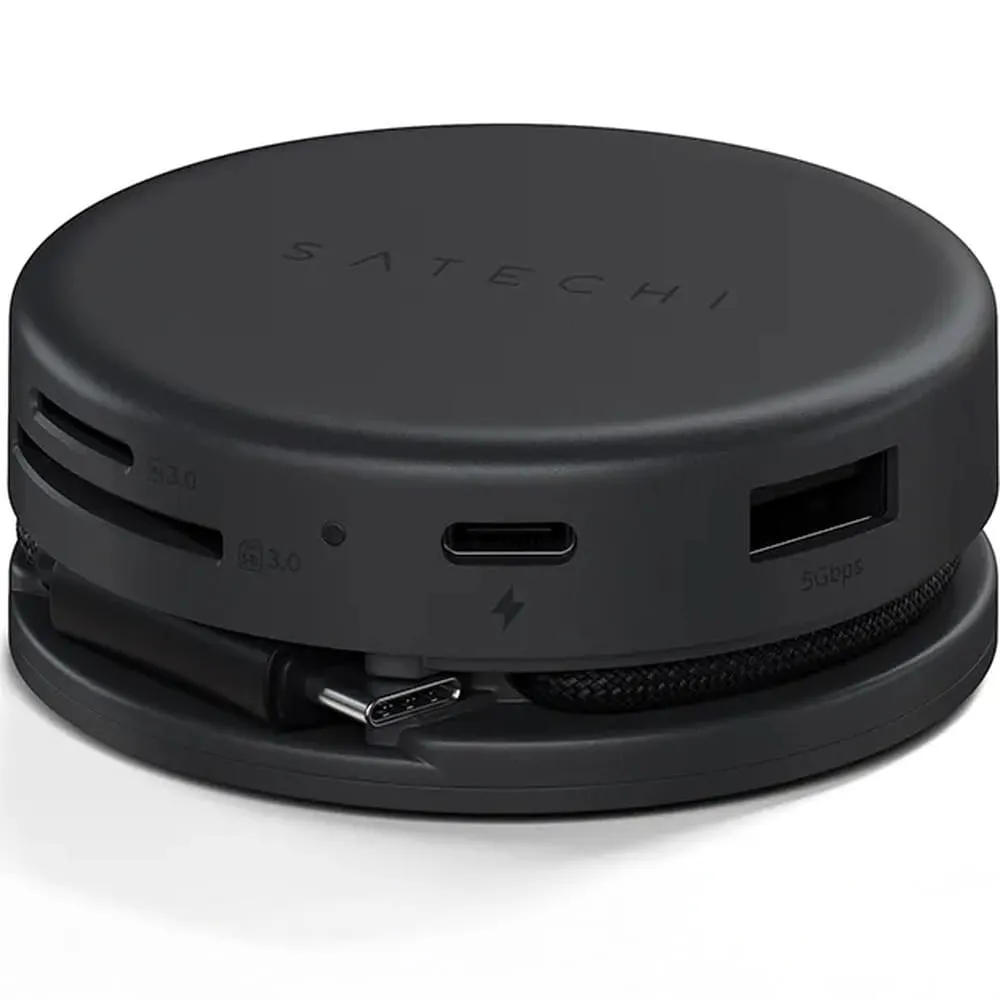 Adapter HUB 7in1 USB C Satechi Multiport ST-POTG7C midnight black - Image 5