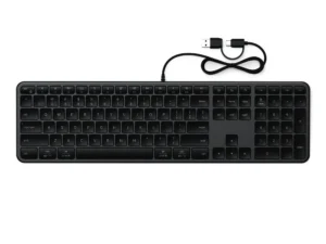Wired keyboard USB A/USB C QWERTY Dual (Mac/Windows) Satechi Slim LX3 Wired space black