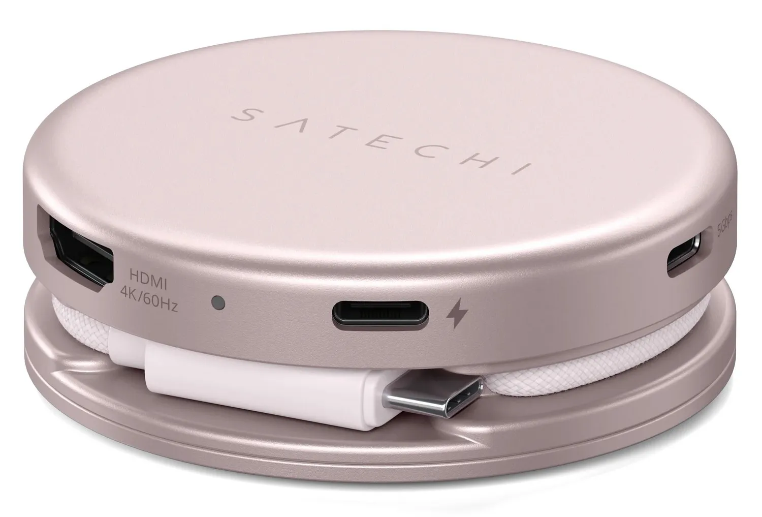 Adapter HUB 5in1 USB C Satechi OntheGo STPOTG5P blush - Image 6