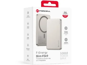 MagSafe Forcell F-Energy Slim F5K9 QC4.0 PD3.0 15W 5000 mAh felhőtáncossal kompatibilis külső akkumulátor