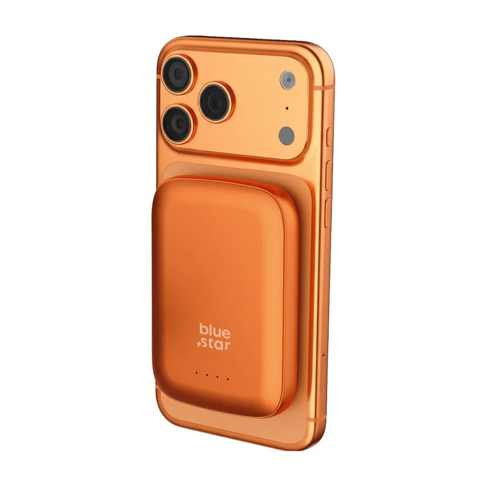 Powerbank compatible with MagSafe Blue Star Slim DG-P8 15W 5000 mAh orange - Image 3