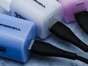 Cable USB A to USB C Forcell F-Energy QC4.0 3A 66W Silicone 1 m C342 black