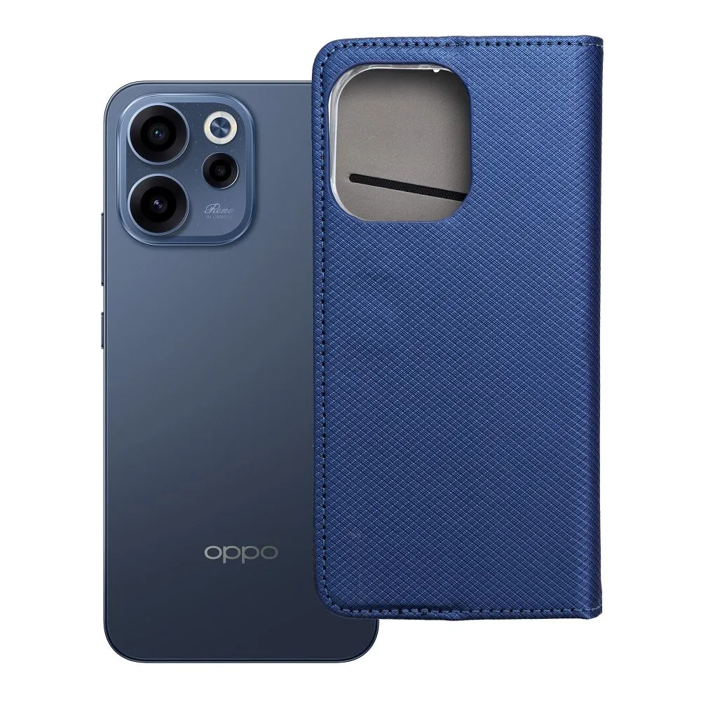 Flip case for Oppo Reno 15 Smart Case Book navy blue - 3. kép