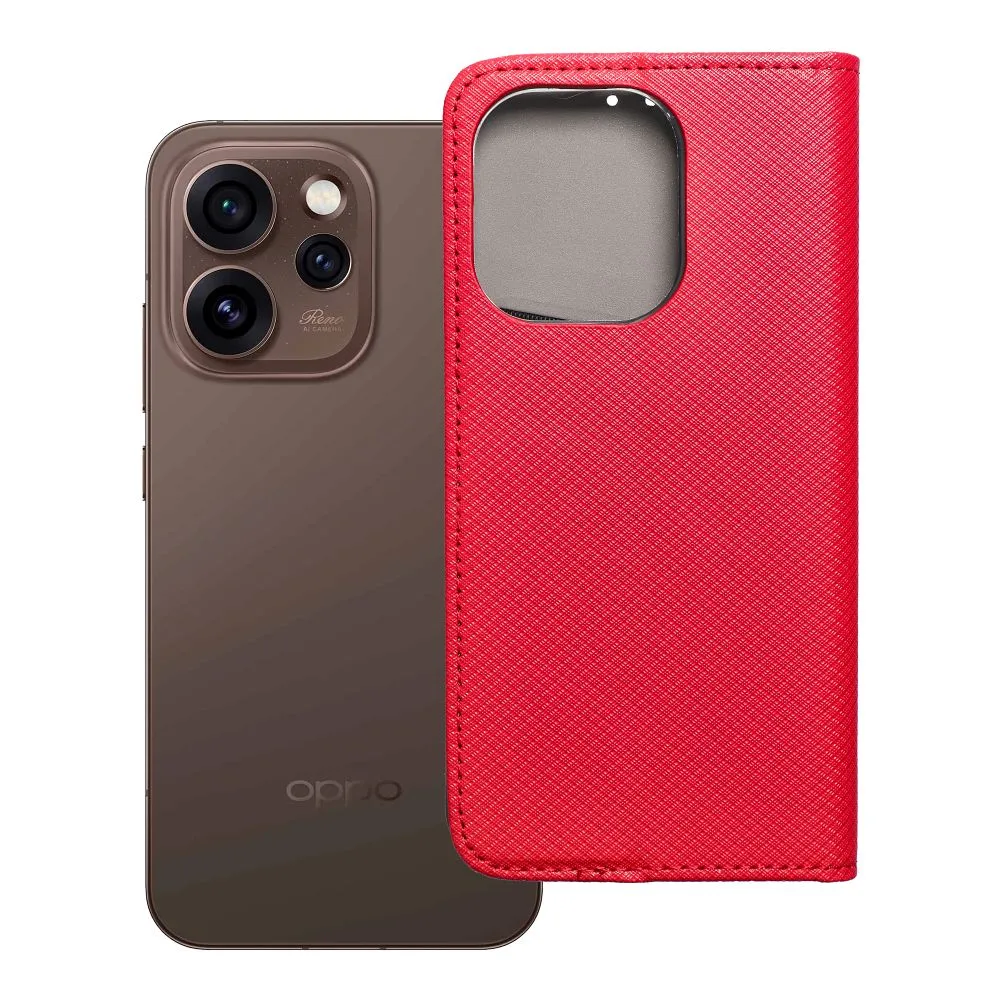 Flip case for Oppo Reno 15 PRO 5G Smart Case Book red - 6. kép