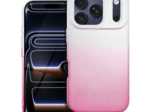 Case for iPhone 18 Pro / 17 Pro Shining transparentny pink