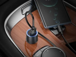 Car charger Hoco USB A + USB C PD QC3.0 48W Z60 black