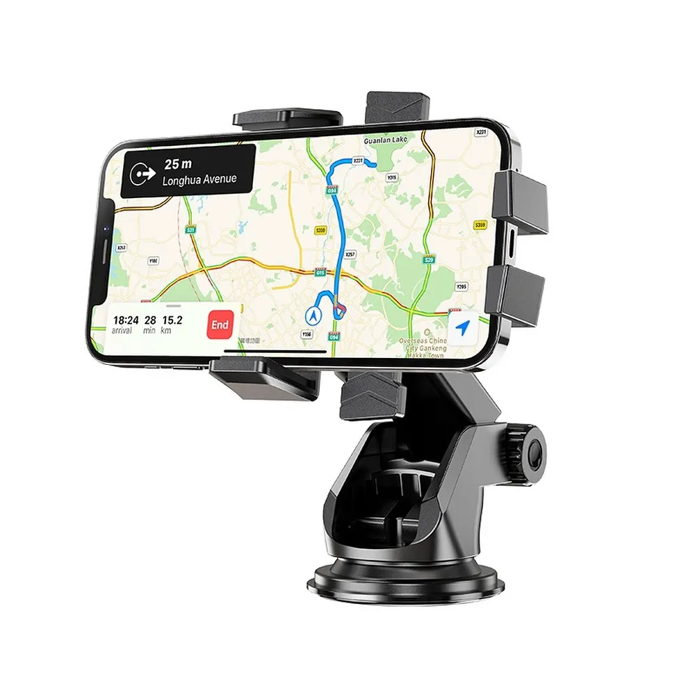 Car phone folder Hoco windshield / dashboard CA83 black - 9. kép