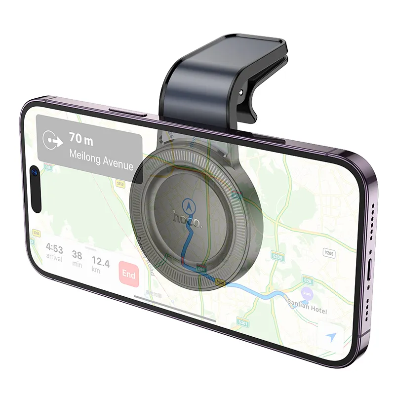 Magnetic car phone holder compatible with Magsafe Hoco air vent H59 black - Image 8