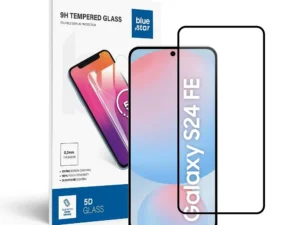 Tempered glass to Samsung Galaxy A27 5G / S24 FE (full glue / case friendly) Blue Star 5D black