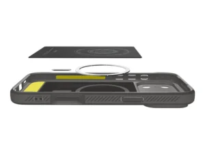 SPIGEN case RUGGED ARMOR MAG compatible with MagSafe for IPHONE 17 Pro Max gray