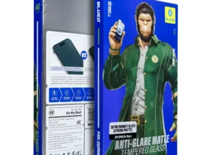 5D Mr. Monkey Glass - Apple iPhone 17 Air black (Anti-Glare Strong Matte)