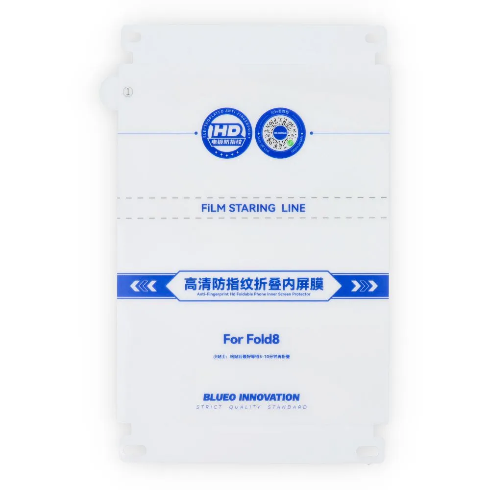 5D Mr. Monkey Glass - for Samsung Galaxy FOLD 8 black (Foldable Inner Screen Protector) - 2. kép