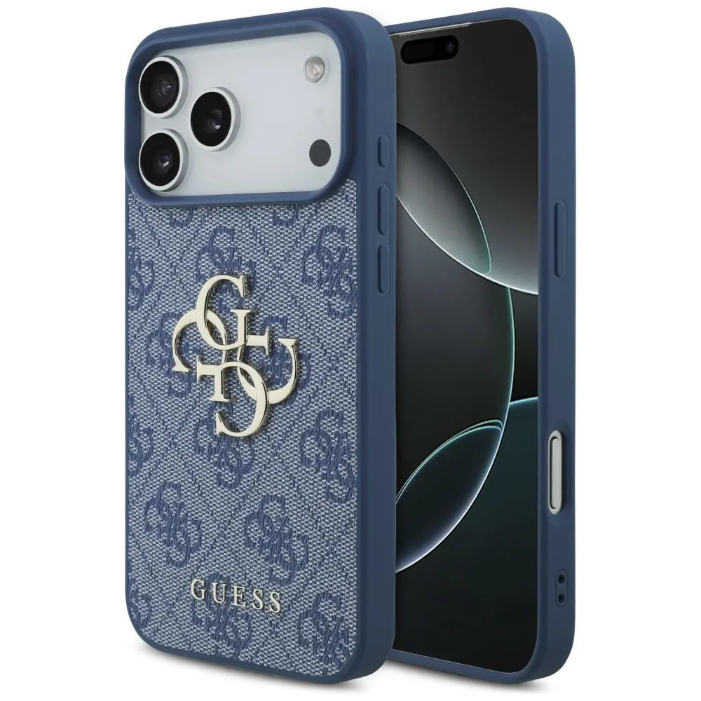 GUESS case for IPHONE 18 Pro Max/17 Pro Max (4G Big Logo) blue