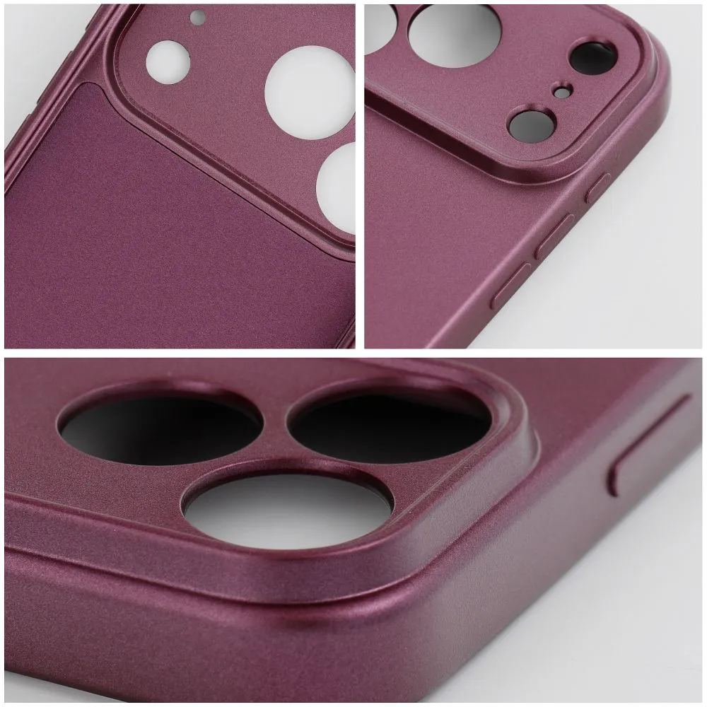 Case for iPhone 18 Pro / 17 Pro Metallic burgundy - 5. kép