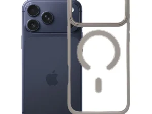 Case for iPhone 18 Pro Max / 17 Pro Max Color Edge Mag Cover compatible with MagSafe titanium-gray