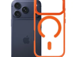 Case for iPhone 18 Pro / 17 Pro Color Edge Mag Cover compatible with MagSafe orange