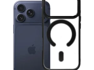 Case for iPhone 18 Pro / 17 Pro Color Edge Mag Cover compatible with MagSafe black