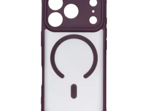 Case for iPhone 18 Pro / 17 Pro Full Matte Mag Cover compatible with MagSafe burgundy
